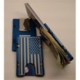 thumbnail image 1 of Helm American Flag RFID Protected Aluminum Wallet & Credit Card Holder- Blue, 1 of 1