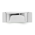 thumbnail image 2 of Auriga Fine Jewelry 925 Sterling Silver Rhodium-plated 7 mm Flat Band for Women Size 9, 2 of 6