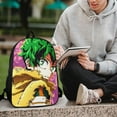 thumbnail image 6 of Deku Mha You Are Next School Bag Laptop Backpack Casual Shoulders Daypack Bookbag Student Satchel Adjustable Knapsack Rucksack 17 Inch, 6 of 8