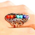 thumbnail image 4 of Anillo de Plata Con piedras naturales Yuyangstore Ajustable, 4 of 8