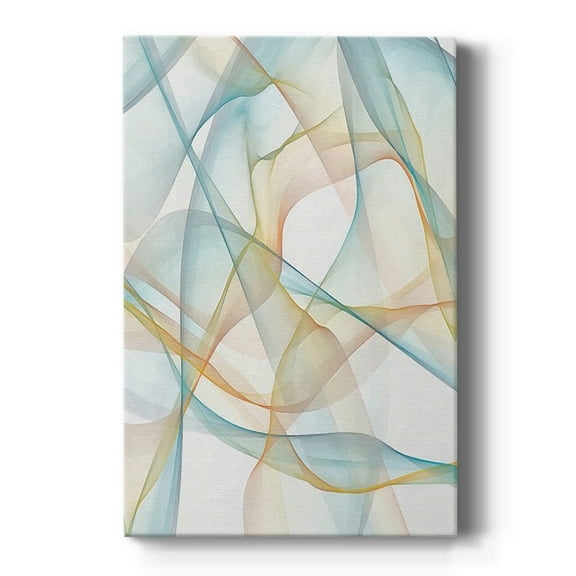 Curves and Waves III Premium Gallery Wrapped Canvas - Ready to Hang