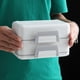 thumbnail image 3 of Plastic And Stainless Steel Double Lunch Box Microwave Lunch Box High Color Value And Large Capacity Office Worker Sealed Lunch Box, 3 of 5