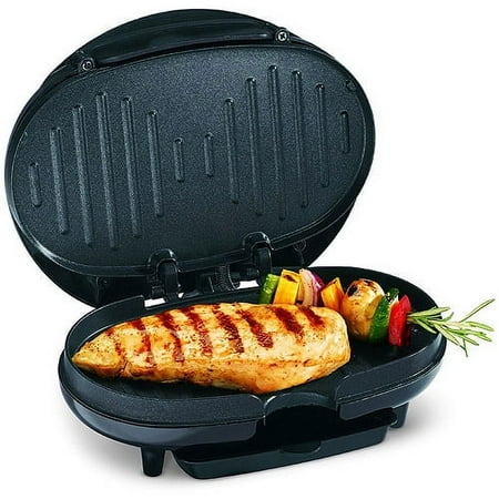 Hamilton Beach Proctor Silex 100 Square Inches Natural Electric Contact Grills - Non-Stick