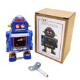 thumbnail image 1 of Mini Tin Plate Wind Up Robot Craft Ornament, 1 of 4