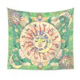 thumbnail image 1 of Yeacher 1PCS Home Bohemian Milled Tapestry 73cm * 95cm Sun And Moon Pattern Room Background, 1 of 8
