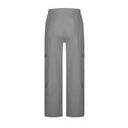 thumbnail image 4 of CHUMUD Women's Cargo Pants Quick Dry Lightweight Water-Resistant Hiking Pants Elastic High Waisted Drawstring 4 Pockets, 4 of 8