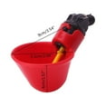 thumbnail image 4 of AOOOWER Automatic Poultry Watering Cups Chicken Feeder Waterers for Birds Ducks Chicks, 4 of 9
