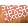 thumbnail image 4 of Nourison Home & Garden Indoor/Outdoor Contemporary Moroccan Rust 7'9" x 10'10" Area Rug, (8' x 11'), 4 of 6