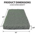 thumbnail image 2 of Artificial Grass Rug Turf For Dogs, Realistic Synthetic Grass, Indoor Outdoor Fake Grass With Drainage Holes, Made By Recyclable, Nontoxic And Environ, 2 of 3