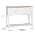 thumbnail image 3 of HOMCOM Modern Sideboard with Storage Drawer and Cabinets White, 3 of 10