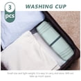 thumbnail image 4 of MasteelfCA 3pcs Portable Toothbrush Cases Mouth Washing Cups Traveling Toothpaste Wash Cups (Green), 4 of 8