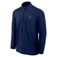 thumbnail image 2 of Men's Fanatics Navy Chicago Bears Front Office Micro Tonal Lightweight Full-Zip Jacket, 2 of 3