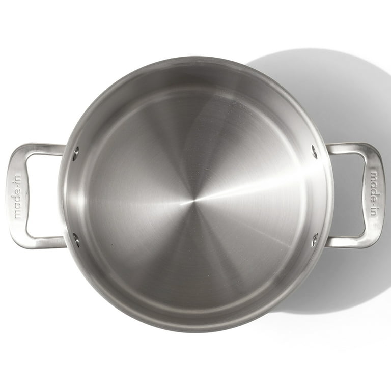  360 Stainless Steel Stock Pot with Lid, Handcrafted in
