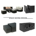 8 PCS Fully Assembled Patio Furniture Sets Outdoor Sectional Sofa Furniture Outside Couch