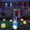 thumbnail image 4 of Boreal Craft Easter Inflatable Decoration 1.2 Meter Hanging Window Blue Rabbit Courtyard Holiday Luminous Decoration Rabbit Led Light Festival Venue Layout Glow in The Dark Dance Party, 4 of 7