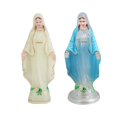 thumbnail image 3 of Figura de la Santísima Virgen María Personaje Escultura Estatua Decoración 10cm Bendita 15cm Luminoso, 3 of 9