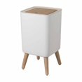 thumbnail image 2 of Trash Can Kitchen Trash Can Garbage Can Household Kitchen Waste With High Feet Bathroom Office Living Room Large Capacity Paper Storage, 2 of 9