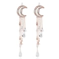 thumbnail image 1 of Pinzas para el pelo románticas con diamantes de imitación, luna creciente, estrella, cuentas de cristal, borla, horquillas para el pelo, cadena, horquilla para mujeres, niñas, joyería nupcial, accesorios para el cabello, regalo de vacaciones de Navidad para mujeres y niñas MFZFUKR CPB-CJZ1738-2, 1 of 5
