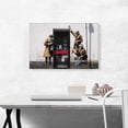 thumbnail image 2 of ARTCANVAS Spy Booth Canvas Art Print by Banksy - Size: 26" x 18" (0.75" Deep), 2 of 9
