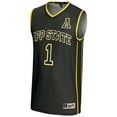 thumbnail image 2 of Youth GameDay Greats #1 Black Appalachian State Mountaineers Lightweight Basketball Jersey, 2 of 4