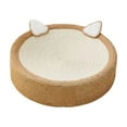 thumbnail image 2 of Nebwoak 3 in 1 Round Cat Scratcher and Bed Combo, Extra Thick Non-Shedding Corrugated Cardboard Scratch Pad & Pet Bed for Large Cats up to 20 lbs, 2 of 6