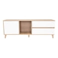 thumbnail image 3 of Mesa Para Tv Bored Beige y Blanco Virtual Muebles, 3 of 8