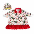 thumbnail image 2 of Cififendec Christmas Porch Goose Outfit, Seasonal Printed Costume for 23" Front Yard Goose Figurine Styling & Holiday Patio Festive Decoration Layout, 2 of 5