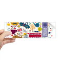 thumbnail image 1 of Love Heart Big Ben Bus UK Landmark Flag Rectangle Bumper Sticker Notebook Window Decal, 1 of 1