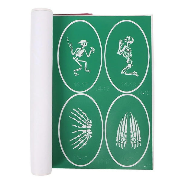 Temporary Tattoos Stencils Professional 100pcs Reusable Glitter Tattoo Stencils Set for Face Body Book 14