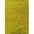 thumbnail image 1 of Ahgly Company Indoor Rectangle Abstract Yellow Modern Area Rugs, 3' x 5', 1 of 4