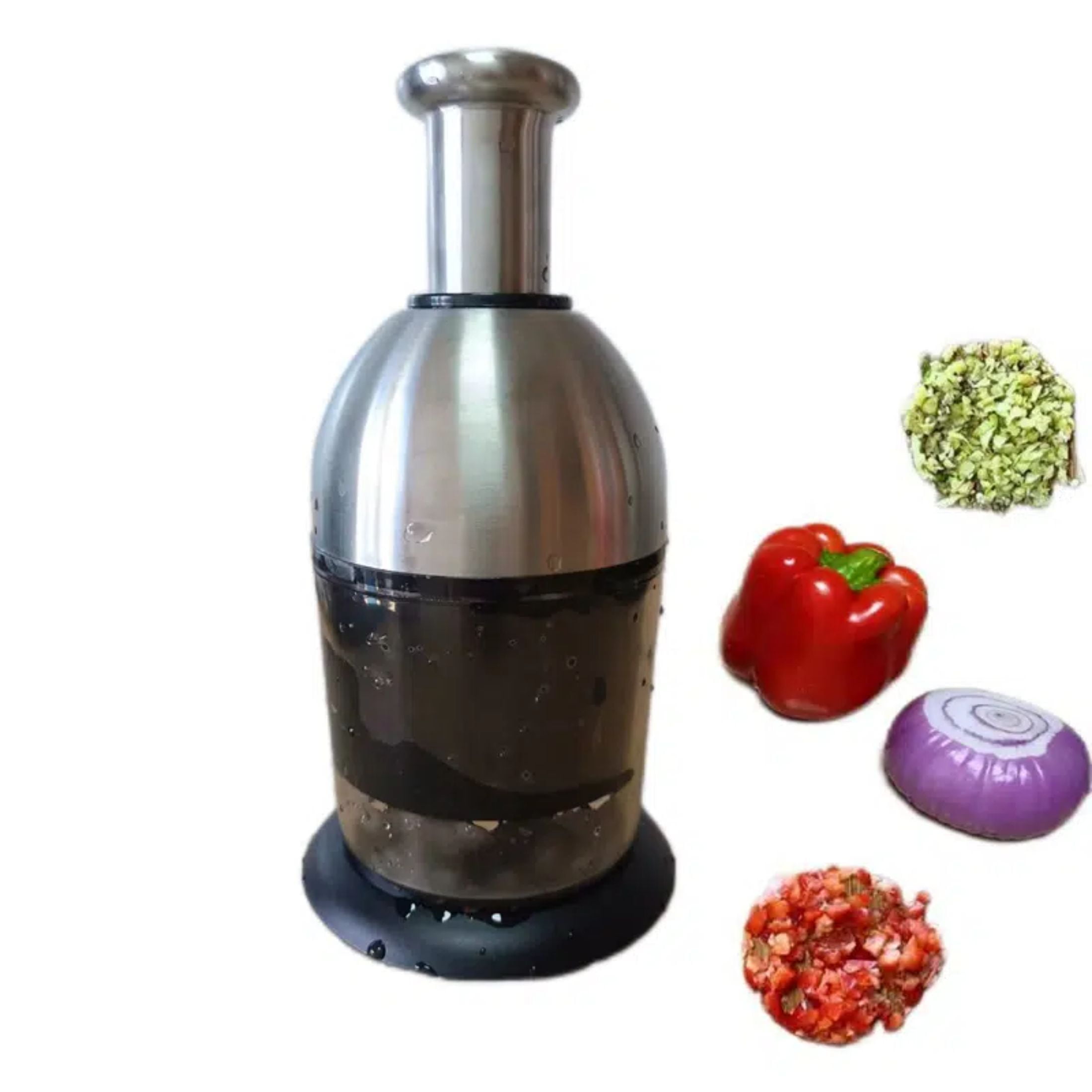 Vegetable Chopper Stainless Steel Food Chopper Vegetable Cutter Onion