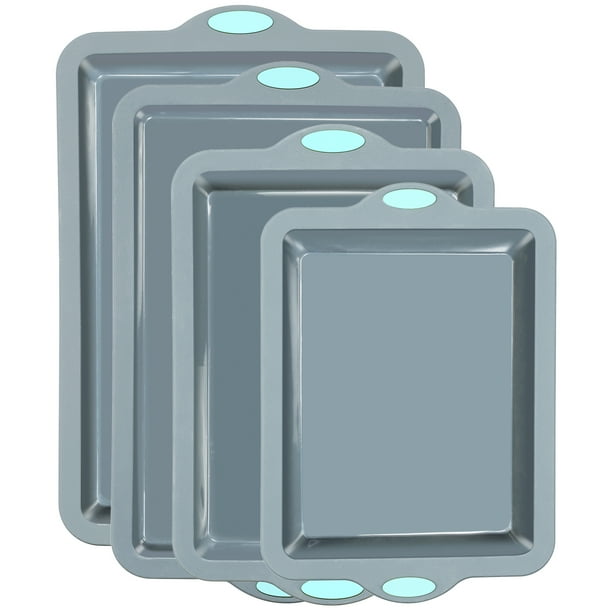 To encounter Silicone Baking Pans Set, 4 Pieces Nonstick Bakeware Set with Baking Pans, Baking