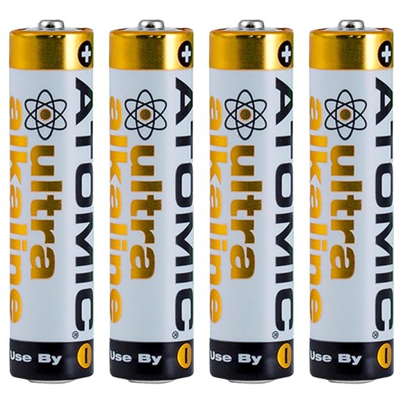 Baterías ATOMIC AAA 4 unidades 1,5 V alcalinas