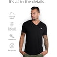 thumbnail image 2 of Men's Premium Basic V Neck T-Shirt 3-Packs - Soft & FItted S - 4XL, 2 of 5