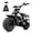 Black, variant on FRP GMB100 99cc 4-Stroke Gas Powered Mini Bike with Street Tires for Ages 13+, Up to 28 MPH, Pull Start, Rear Disc Brake, 220 lb Capacity - Black