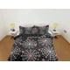 thumbnail image 2 of Rosa tela de araña halloween ropa de cama y funda de almohada, funda nórdica negro conjunto dormitorio, 2 of 4