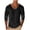 Black, variant on Tshirts for Men Long Sleeve V Neck Breathable Loose Fitted Lightweight Summer Casual Daily Wear Basic Tops