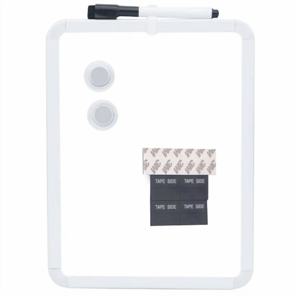 Magnetic Dry Erase Board With Marker, Magnets For Locker, Fridge White 8.5”X11”