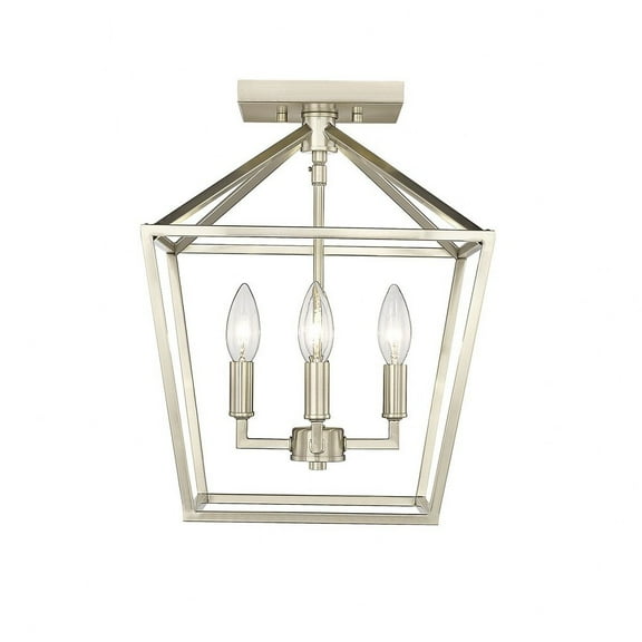 Millennium Lighting 4 Light Semi-Flush Ceiling Mount Fixture Modern Gold