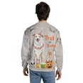 thumbnail image 5 of Trick or Treat Whippet Funny Mummy Cosplay Pumpkin Candy Basket All Over Print 3D Sweatshirt Unisex Merch Dog Lover - 12016, 5 of 6