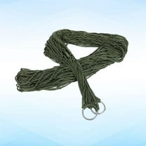 GOOHOCHY 2pcs Outdoor Leisure Bed Sleeping Swing Hammocks Hanging Beds Camping Hunting Nylon Hammock(Army Green/240x80cm)