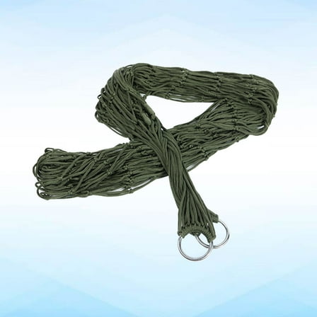 GOOHOCHY 2pcs Outdoor Leisure Bed Sleeping Swing Hammocks Hanging Beds Camping Hunting Nylon Hammock(Army Green/240x80cm)