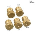 thumbnail image 1 of Ensemble de 5 Pcs Brûleur Gaz Gaz Naturel Plaque de Cuisson pour GPL Kit de Conversion Jets Buses Injecteurs, 1 of 9