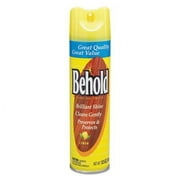 Behold Furniture Polish Lemon, 12.5 oz Aerosol Spray, 6/Carton