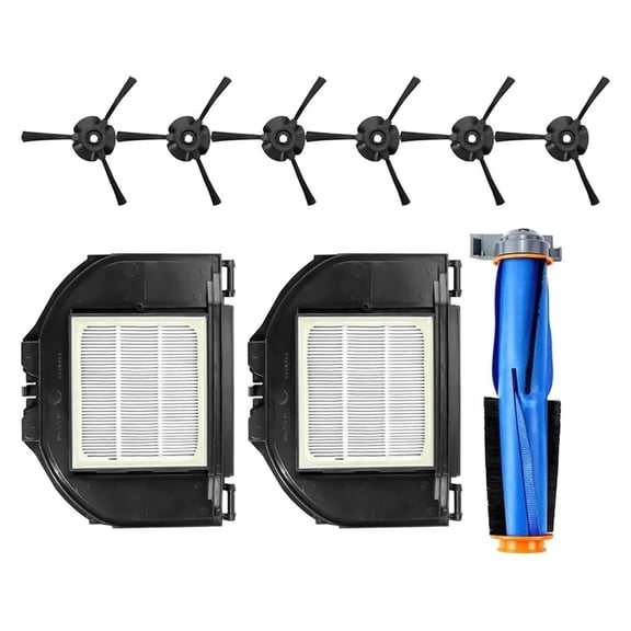 MPXBM Replacement Parts ,Compatible with Matrix Robot Vacuum RV2310 RV2310AE AV2310 AV2310AE RV2300 RV2300S RV2320S UR2350AE Rolling Brush, HEPA Filter, Side Brush, Accessories