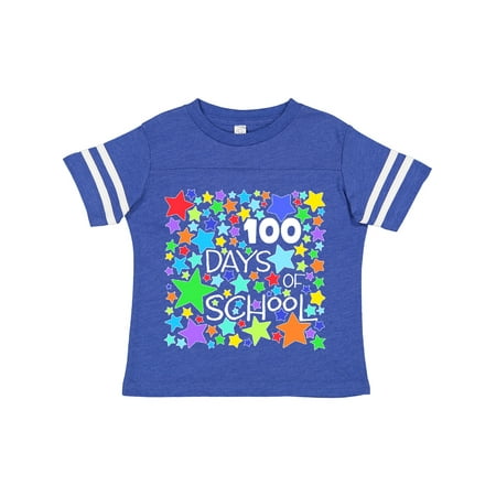 

Inktastic 100 Days of School Colorful Stars Gift Toddler Boy or Toddler Girl T-Shirt