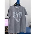 thumbnail image 6 of Giftesty Blouses for Women Dressy Casual Women's Baseball Sport Printed T-shirt with Round Neck and Short Sleeved Top, 6 of 6