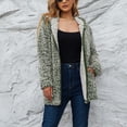 thumbnail image 4 of Abrigo de invierno para mujer NikouMX chaqueta de forro polar difuso Altamente versátil S, 4 of 8