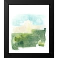 thumbnail image 2 of Vess, June Erica 12x14 Black Modern Framed Museum Art Print Titled - Liquid Valley VIII, 2 of 5