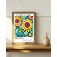 thumbnail image 3 of Flower Market Poster Vienna Vibrant Floral Wall Art Boho Botanical Print for Living Room Bedroom or Kitchen Colorful Vienna Market Scene, 3 of 3